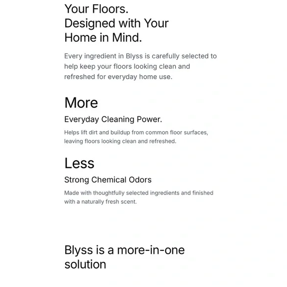 Blyss Brazilian Waves Mop Soap Concentrate - White - Picture 5 of 5